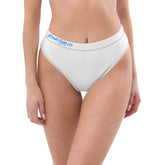 Recycled high-waisted bikini bottom- Patriotic 