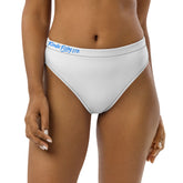 Recycled high-waisted bikini bottom- Patriotic 