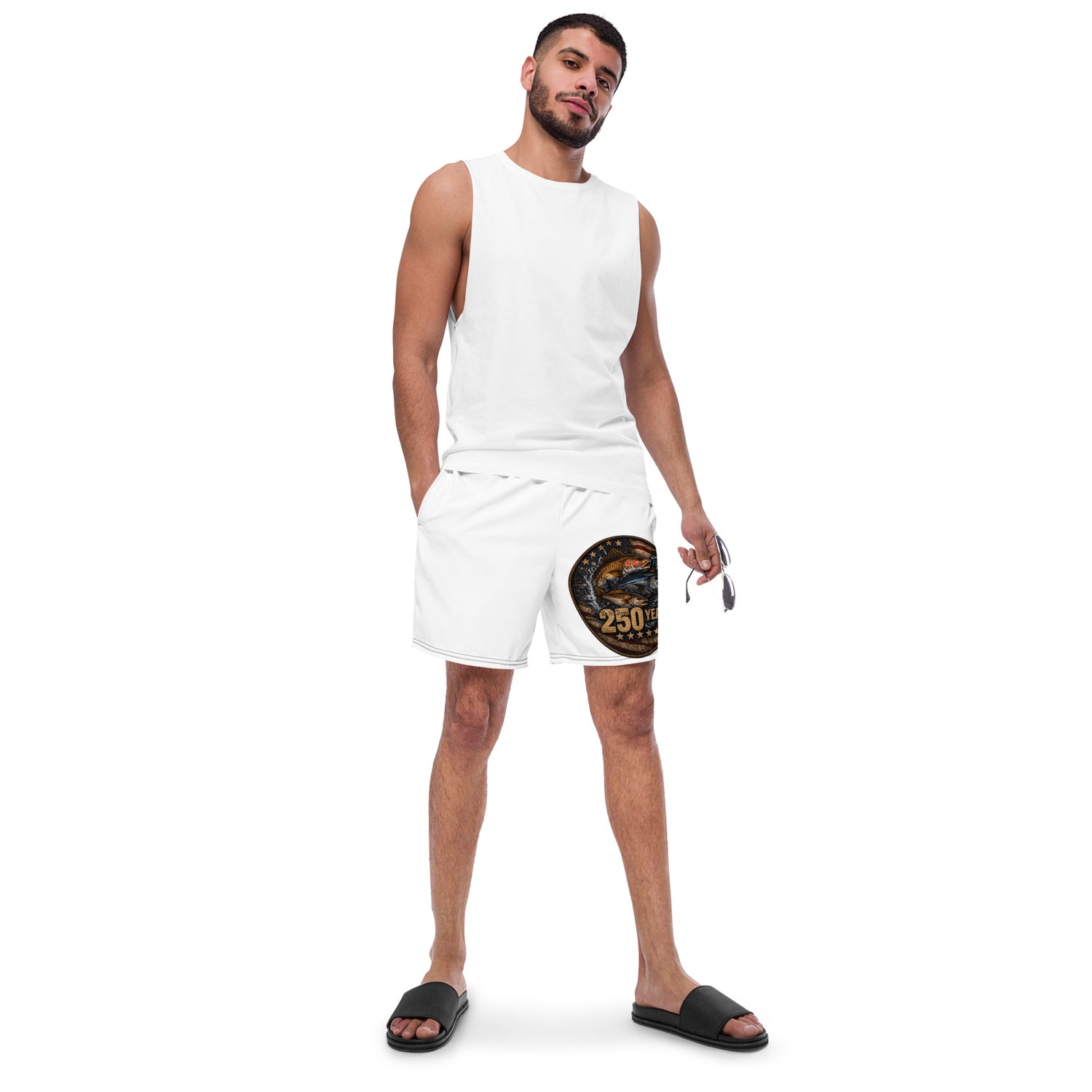 Product Recycled Swim Trunks-patriotic