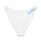 Recycled V-cut bikini bottom- Patriotic 