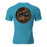 Product mockupShort sleeve t-shirt tri blend- Patriotic 