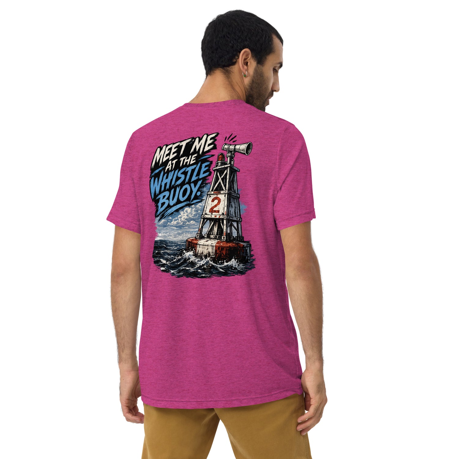 Short sleeve t-shirt- meet at the buoy 
