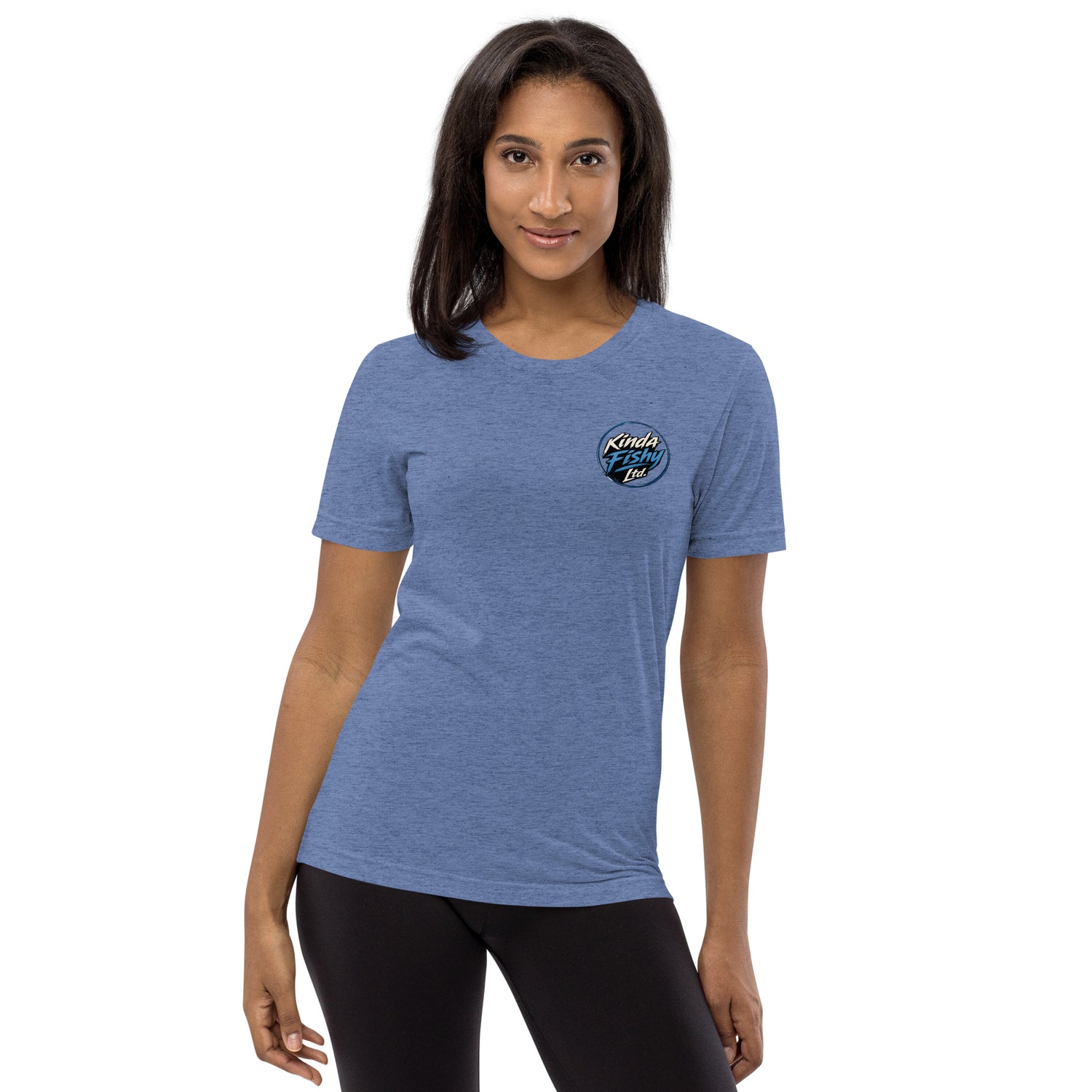 Product mockupShort sleeve t-shirt tri blend- Patriotic 