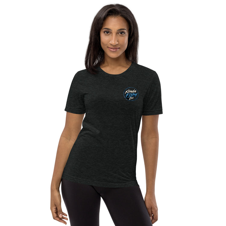 Product mockupShort sleeve t-shirt tri blend- Patriotic 