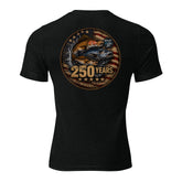 Product mockupShort sleeve t-shirt tri blend- Patriotic 