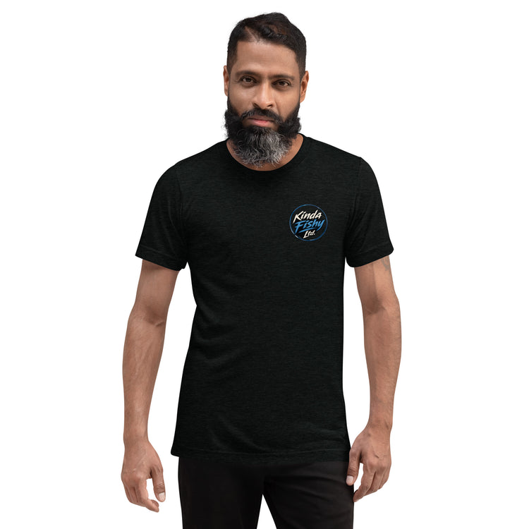 Product mockupShort sleeve t-shirt tri blend- Patriotic 