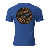 Product mockupShort sleeve t-shirt tri blend- Patriotic 