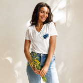 Womens relaxed v-neck t-shirt- Mahi 